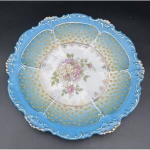 VINTAGE CARLSBAD Scalloped Fine Porcelain Imperia Austria Plate 9"